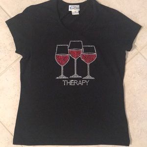 Swarovski crystal embellished top